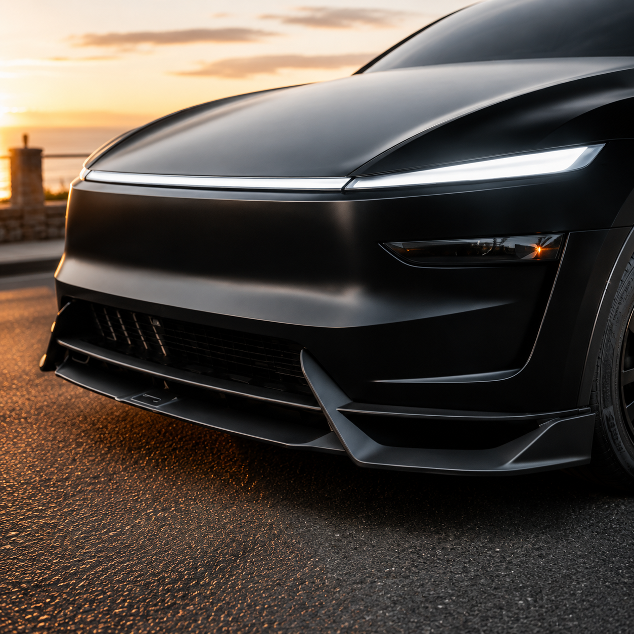 NordicSpec Front Lip — Model Y Juniper