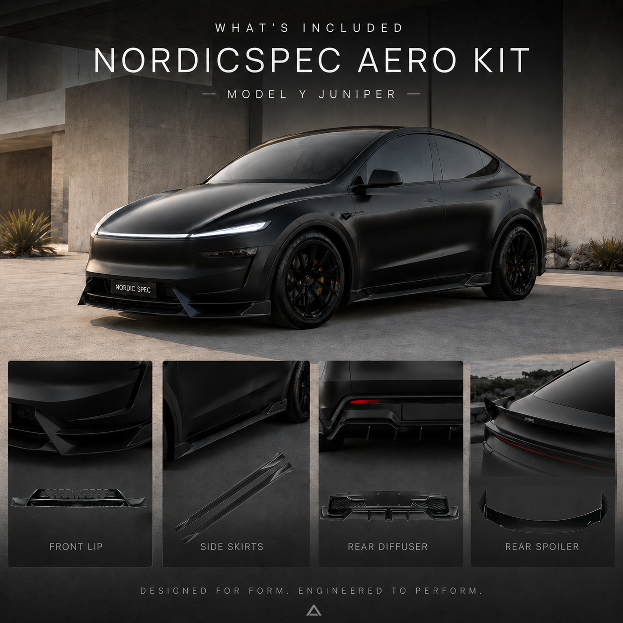 NordicSpec Aero Kit — Model Y Juniper