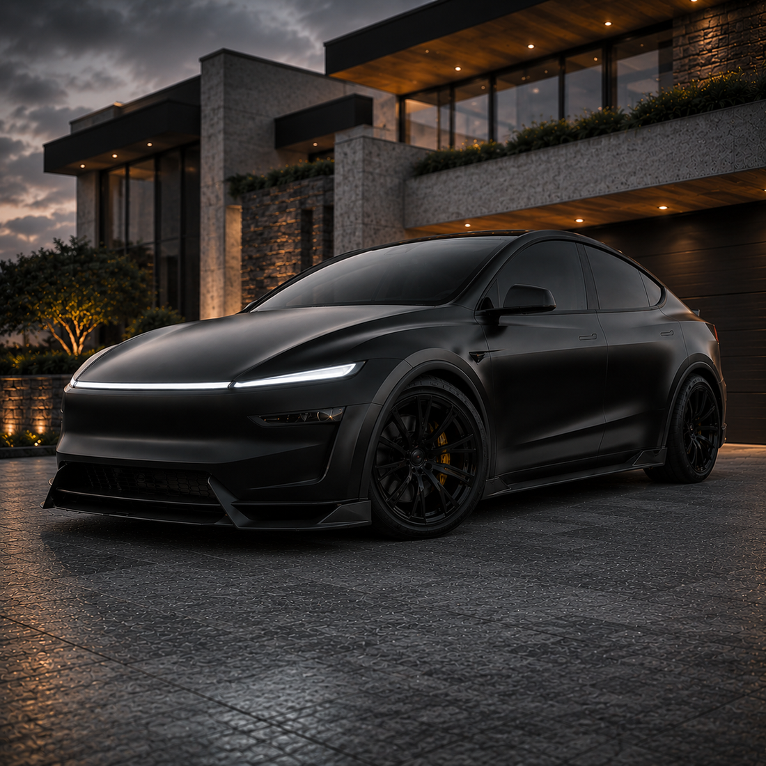 NordicSpec Front Lip — Model Y Juniper