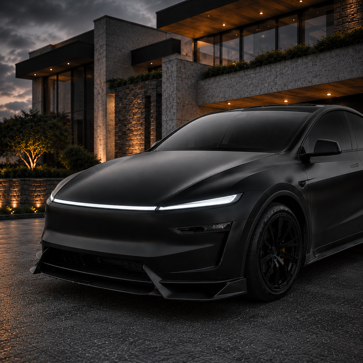 NordicSpec Front Lip — Model Y Juniper