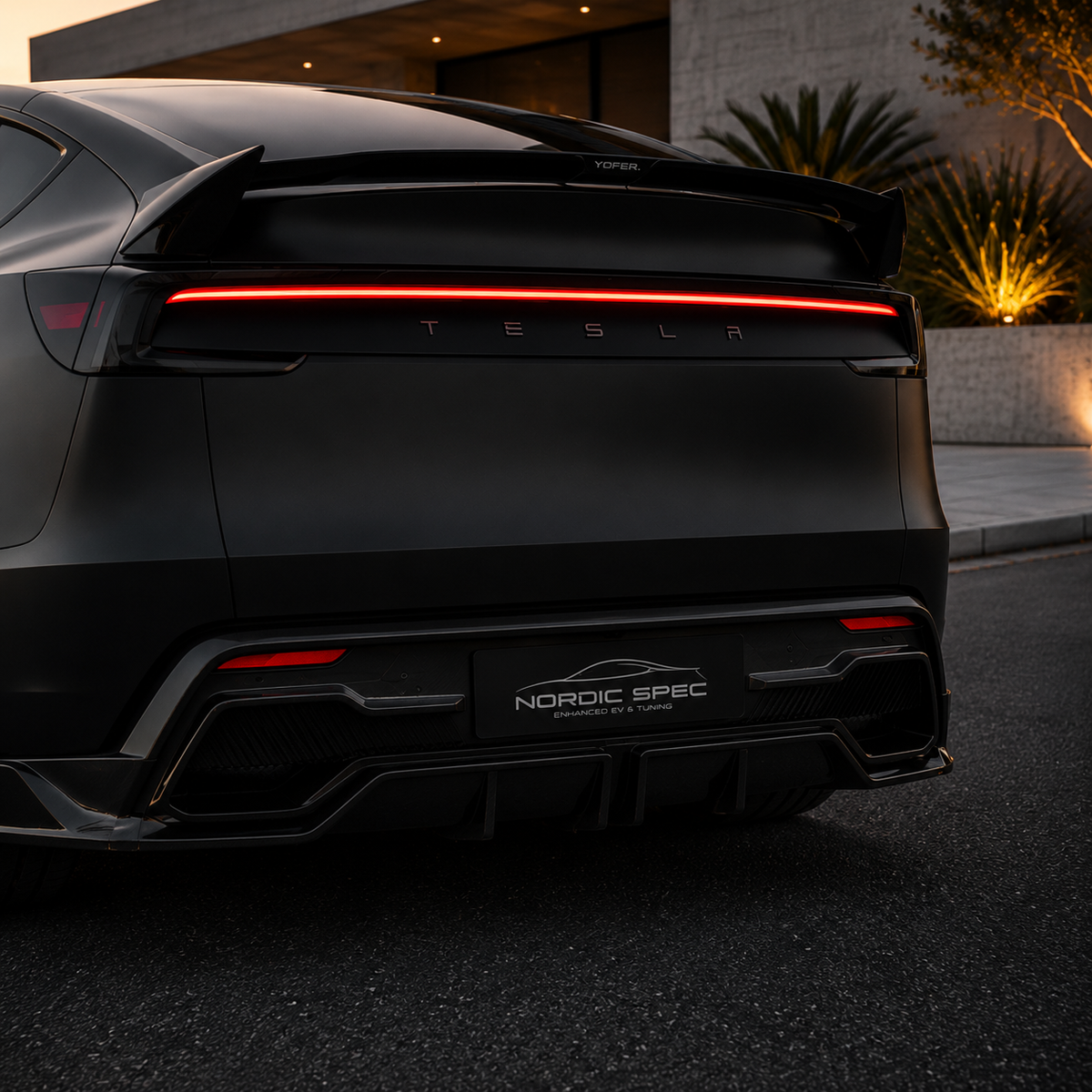NordicSpec Rear Diffuser — Model Y Juniper