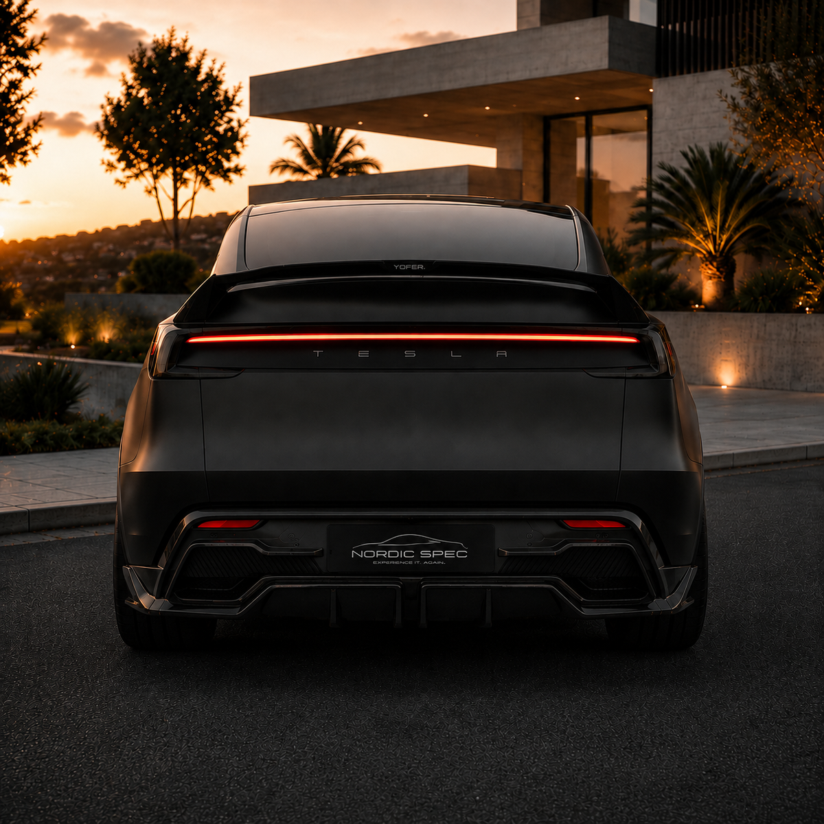 NordicSpec Rear Diffuser — Model Y Juniper