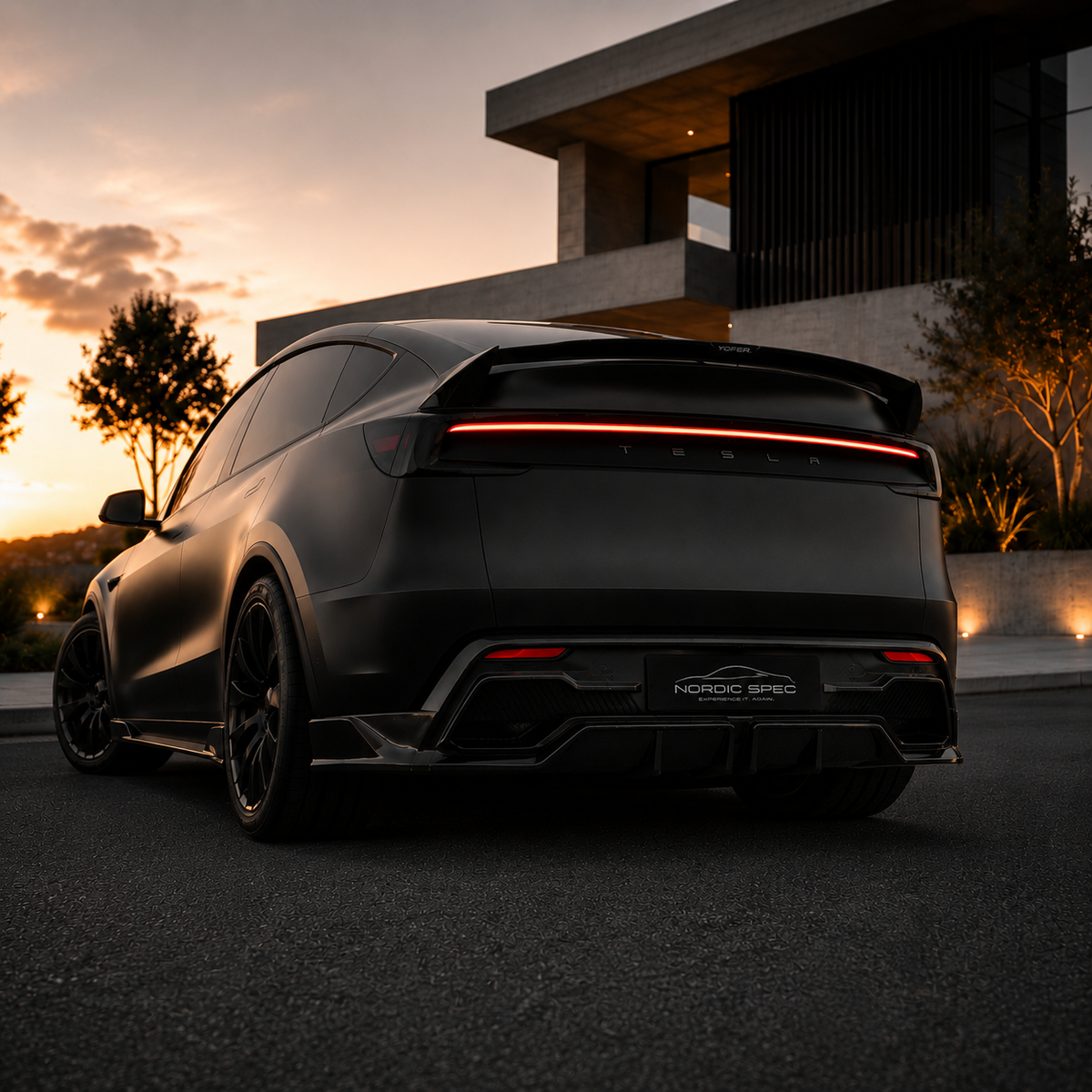 NordicSpec Rear Diffuser — Model Y Juniper