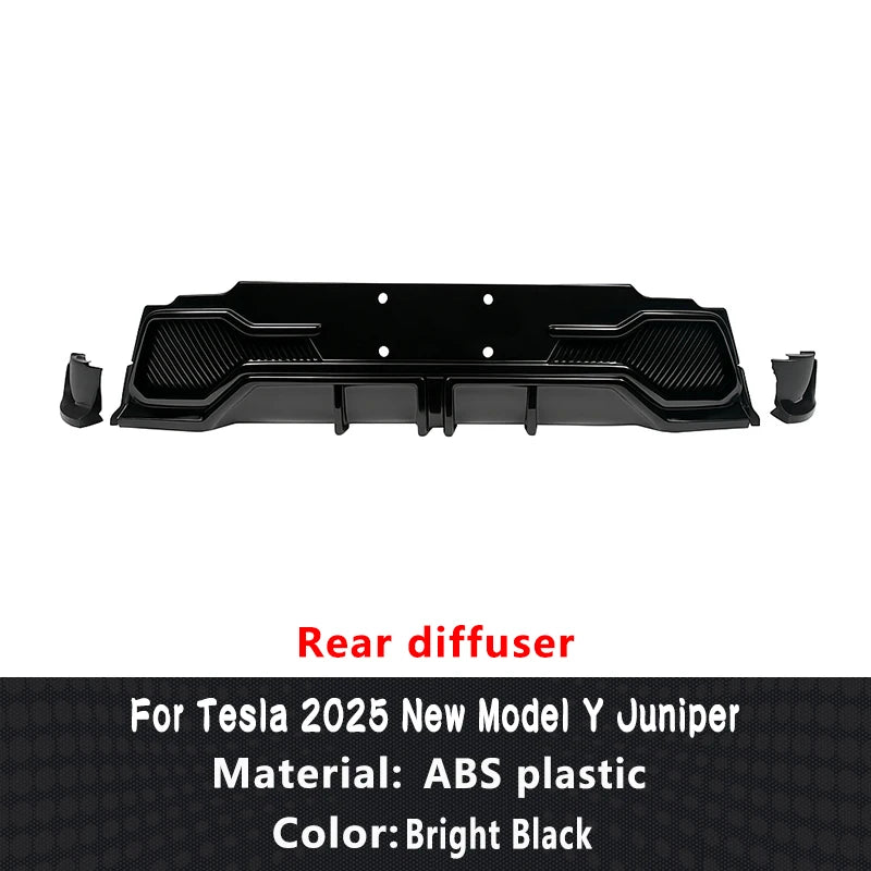 Tesla Model Y 2025+ Front Lip & Rear Diffuser