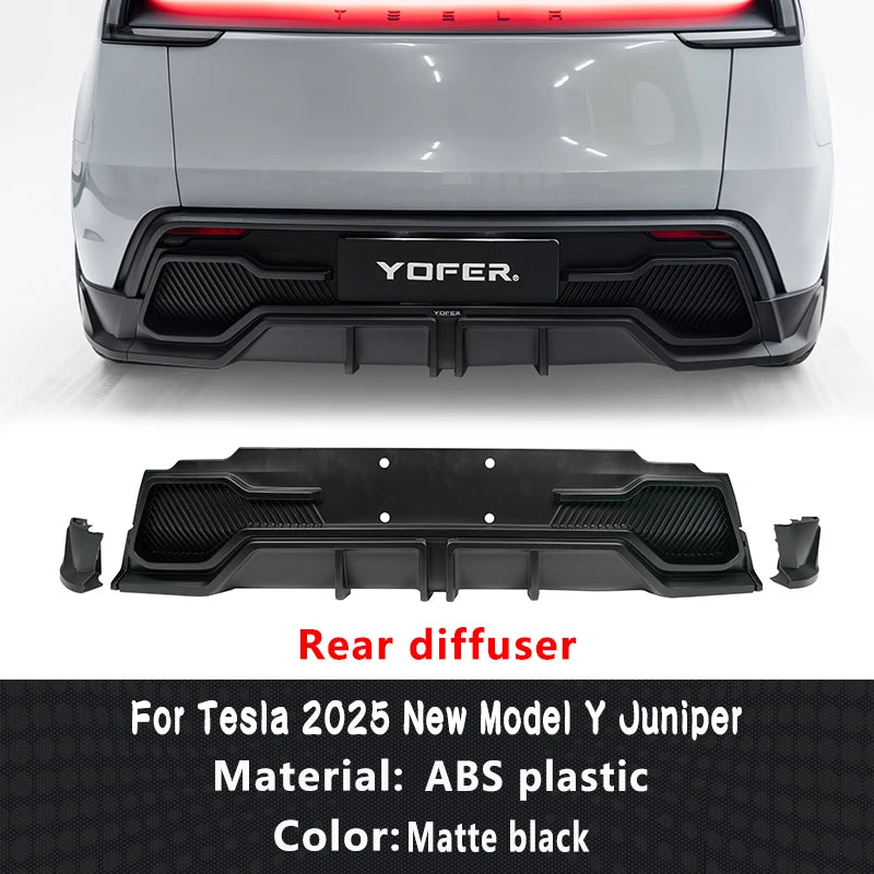 Tesla Model Y 2025+ Front Lip & Rear Diffuser